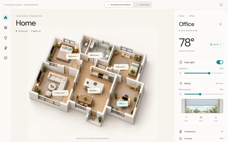 Miniature: a house you look into