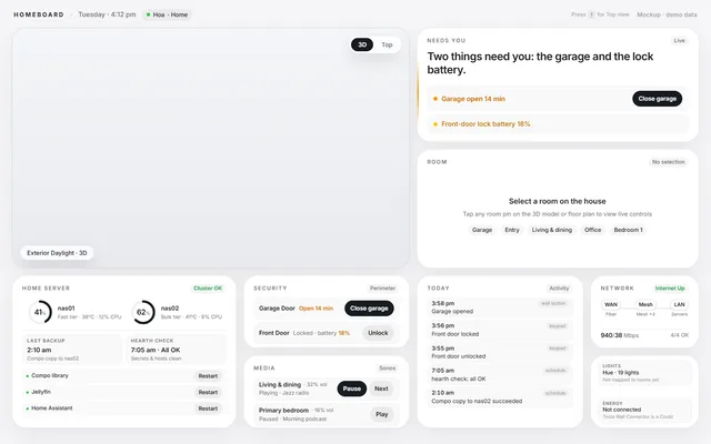Bento: backups and the garage log, zero clicks